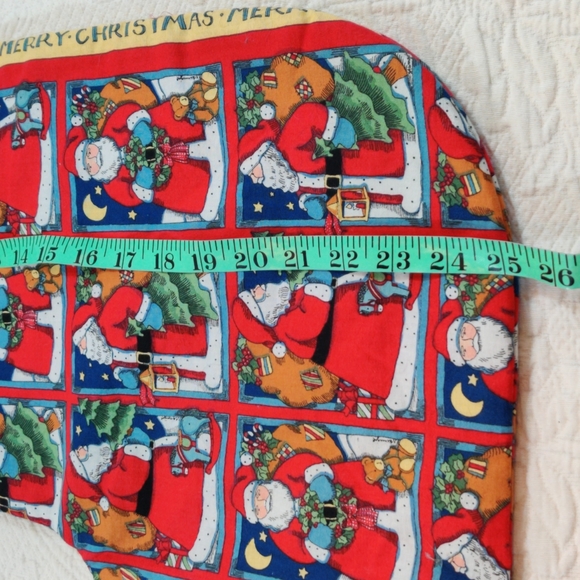 Homemade Jumbo Christmas Stocking Vintage - Picture 6 of 7
